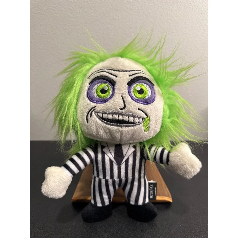 Beetlejuice Plush Dog Toy Warner Bros Horror Fetch for Pets Squeaky Figure